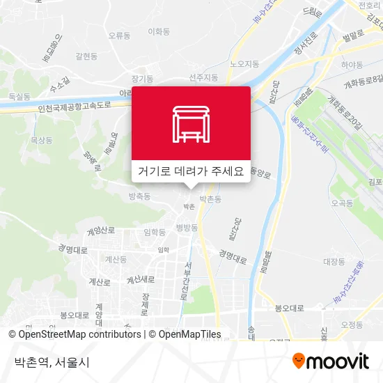 박촌역 지도