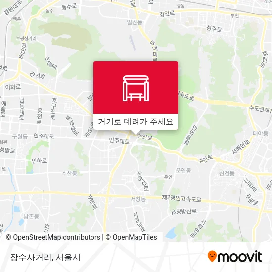 장수사거리 지도