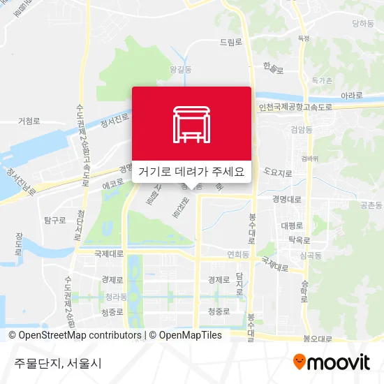 주물단지 지도
