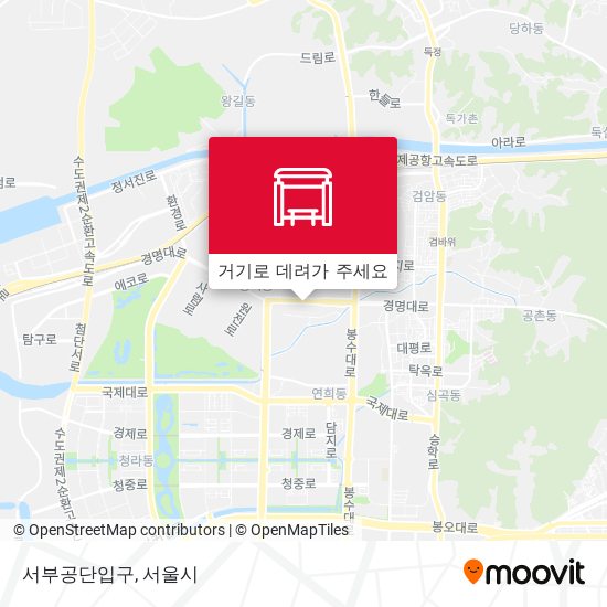 서부공단입구 지도