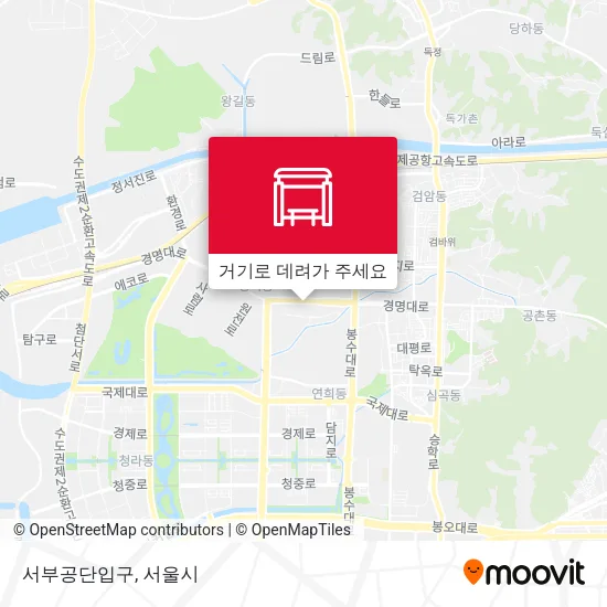 서부공단입구 지도