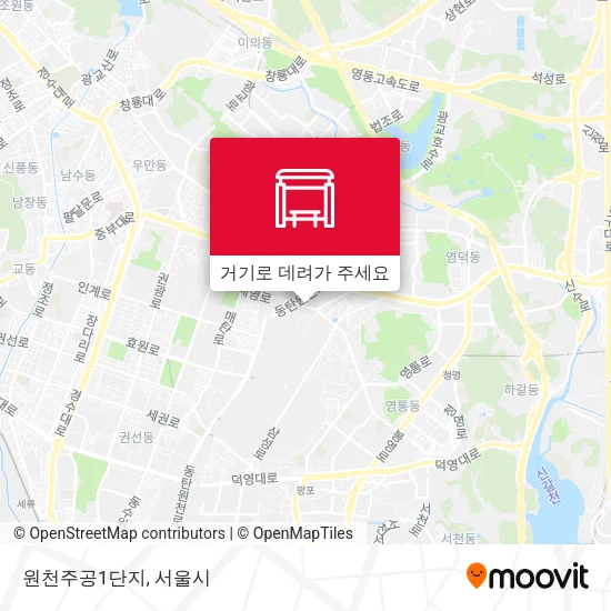 원천주공1단지 지도