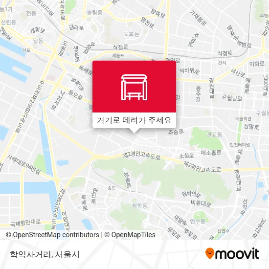 학익사거리 지도