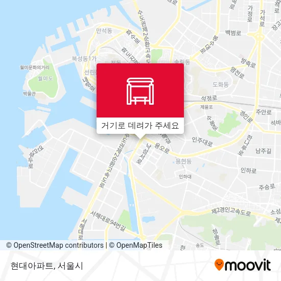 현대아파트 지도