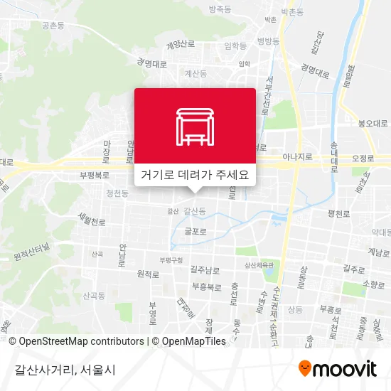 갈산사거리 지도