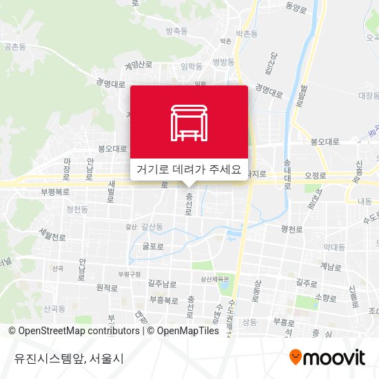 유진시스템앞 지도