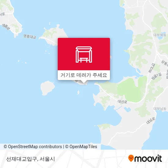 선재대교입구 지도