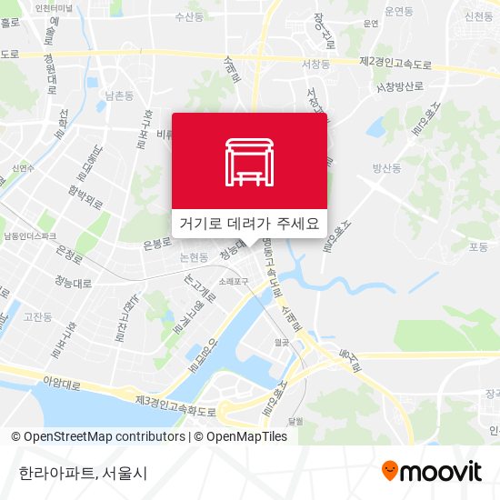 한라아파트 지도