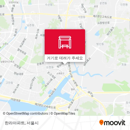 한라아파트 지도