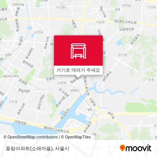 풍림아파트(소래마을) 지도