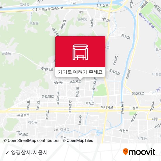 계양경찰서 지도