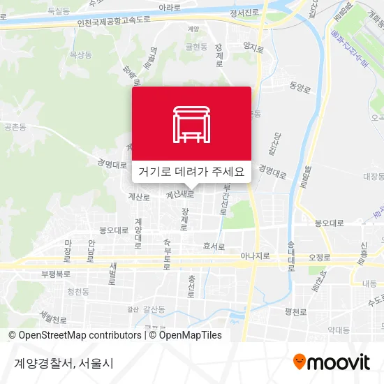 계양경찰서 지도