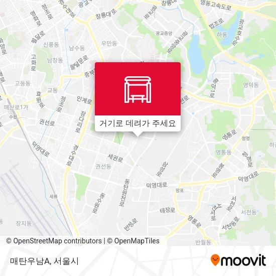 매탄우남A 지도