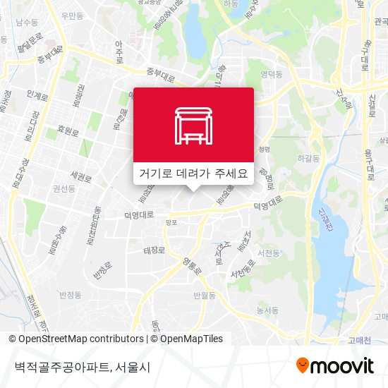 벽적골주공아파트 지도