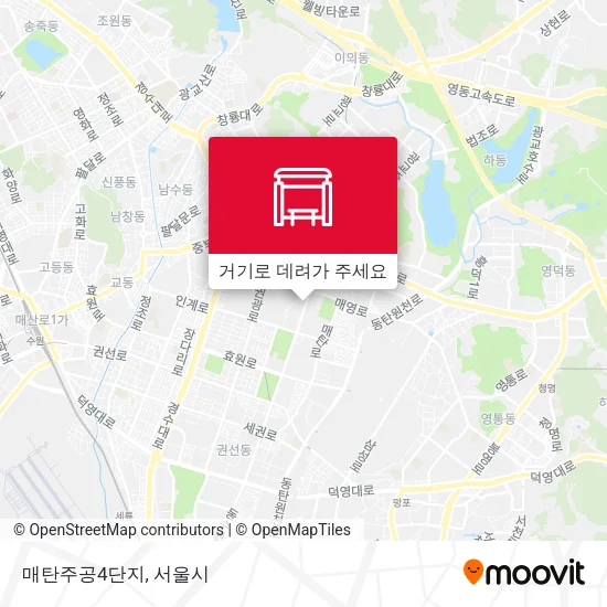 매탄주공4단지 지도