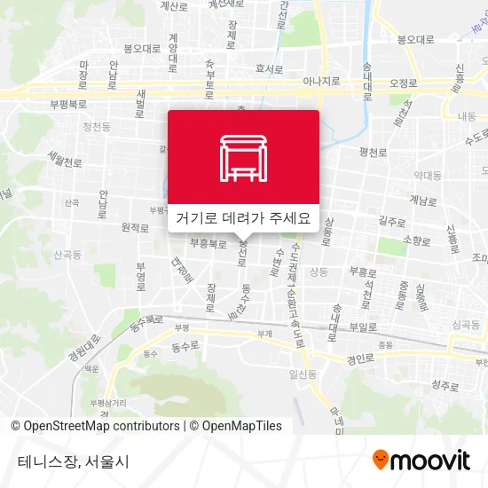 테니스장 지도