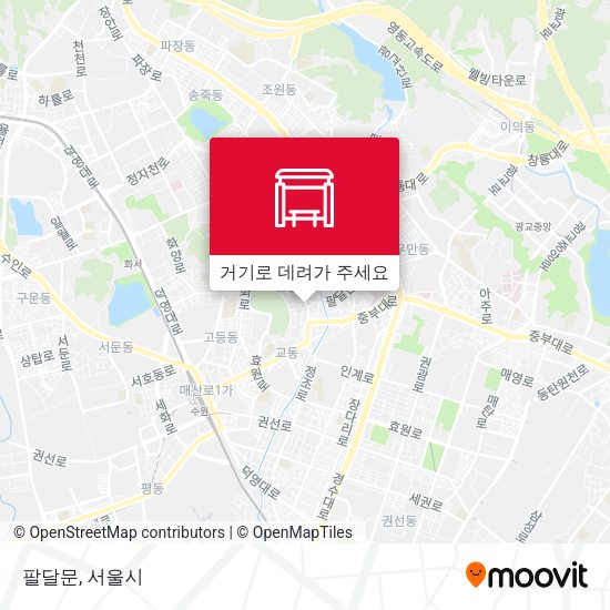 팔달문 지도
