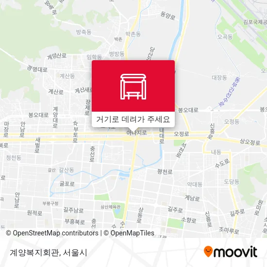 계양복지회관 지도