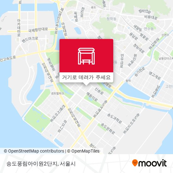 송도풍림아이원2단지 지도
