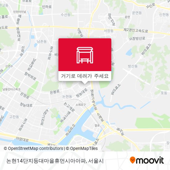 논현14단지등대마을휴먼시아아파 지도