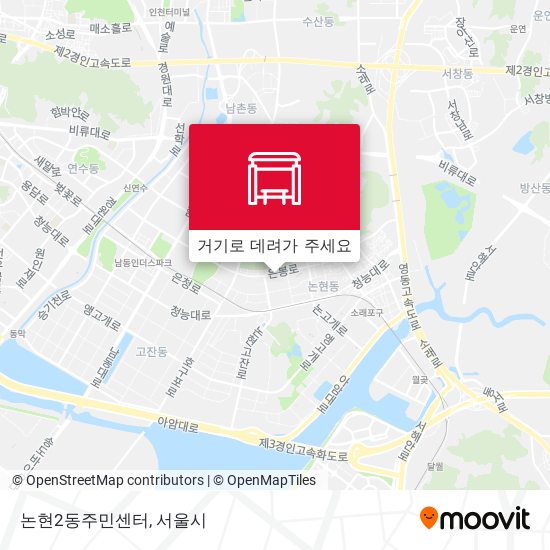 논현2동주민센터 지도