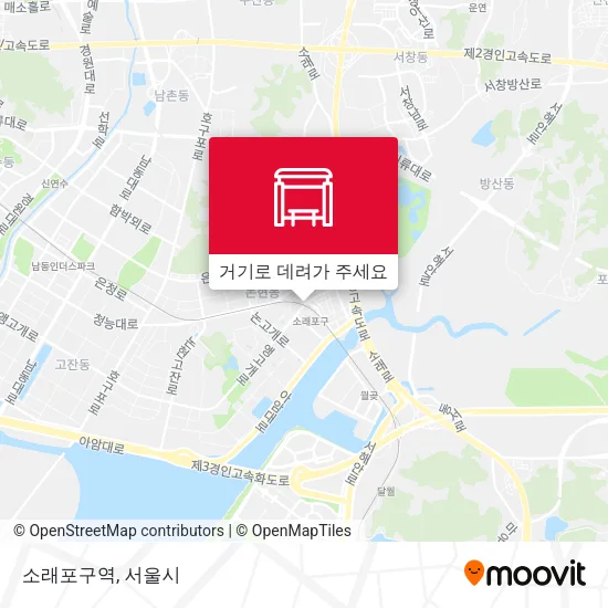 소래포구역 지도