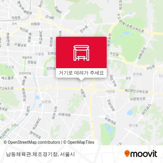 남동체육관.체조경기장 지도