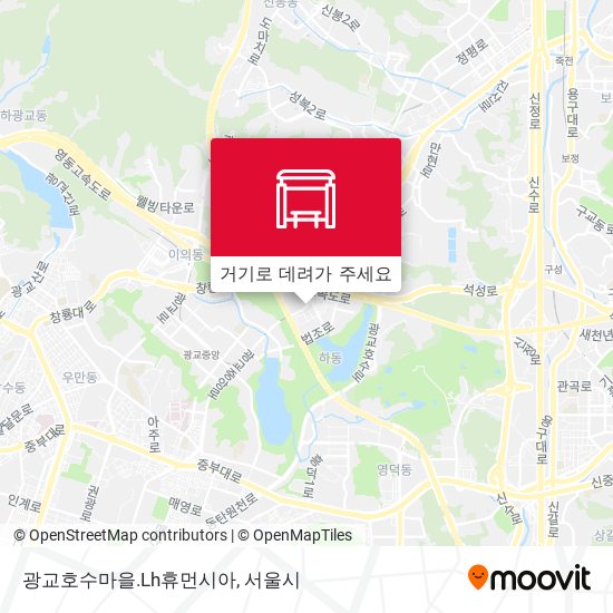 광교호수마을.Lh휴먼시아 지도