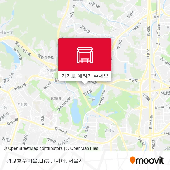 광교호수마을.Lh휴먼시아 지도