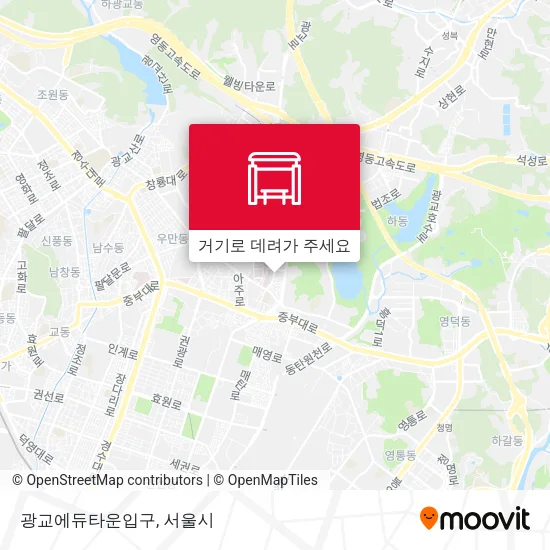 광교에듀타운입구 지도