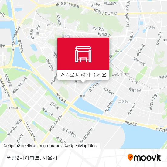 풍림2차아파트 지도