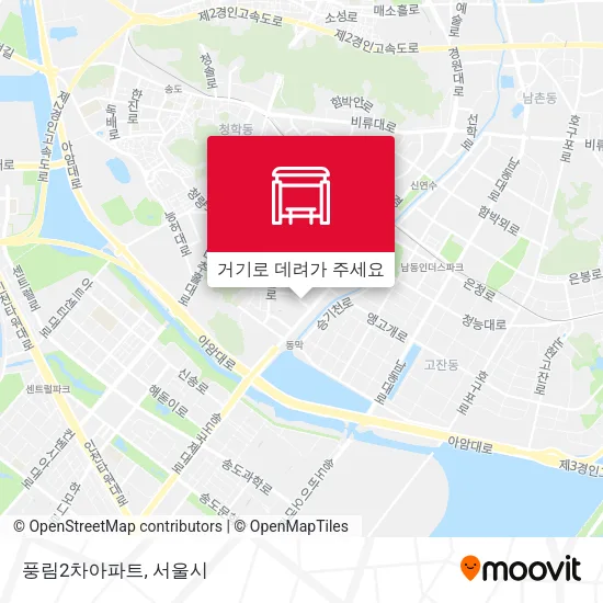 풍림2차아파트 지도