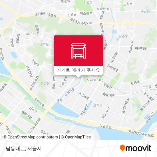 남동대교 지도