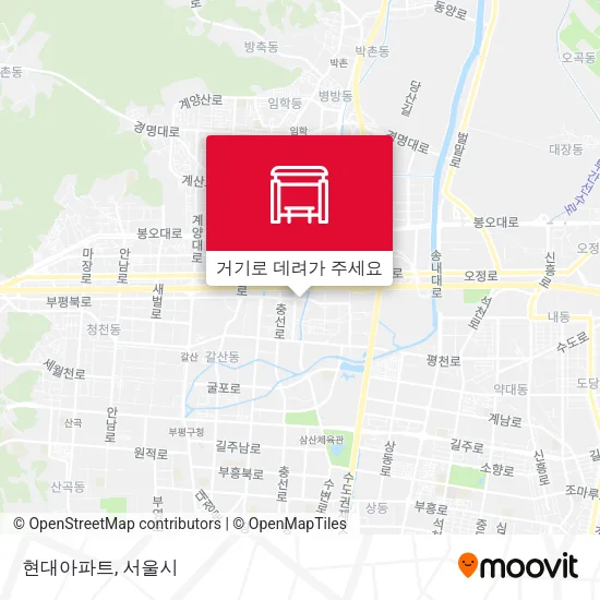 현대아파트 지도