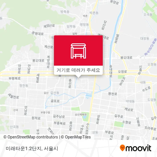 미래타운1.2단지 지도