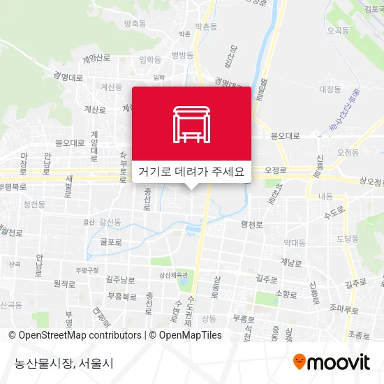 농산물시장 지도