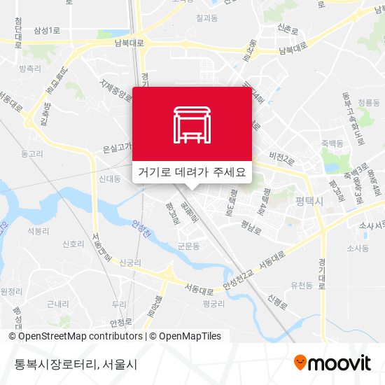 통복시장로터리 지도