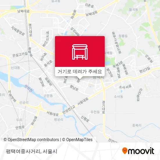 평택여중사거리 지도