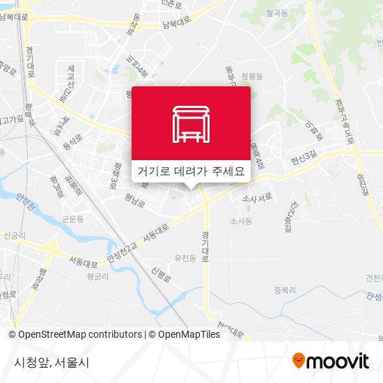 시청앞 지도