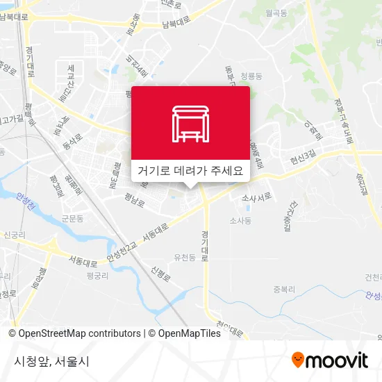 시청앞 지도