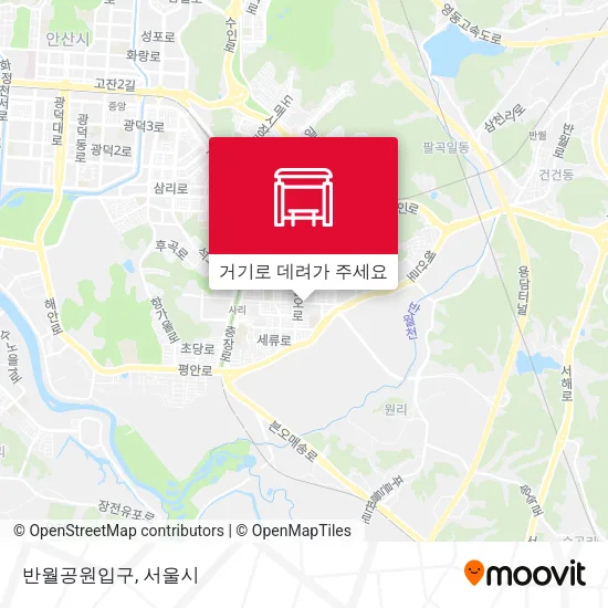 반월공원입구 지도
