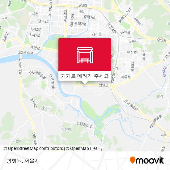 명휘원 지도