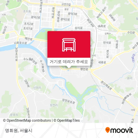 명휘원 지도