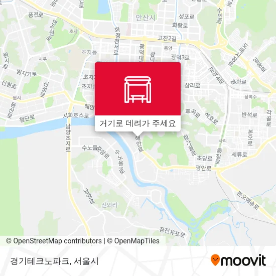경기테크노파크 지도
