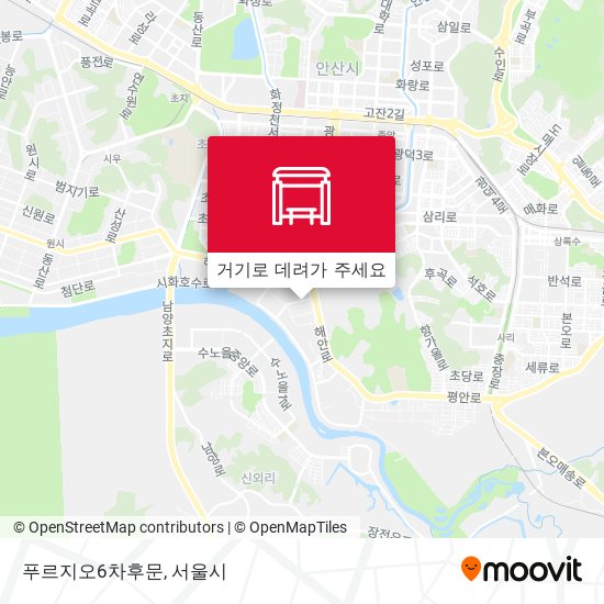 푸르지오6차후문 지도