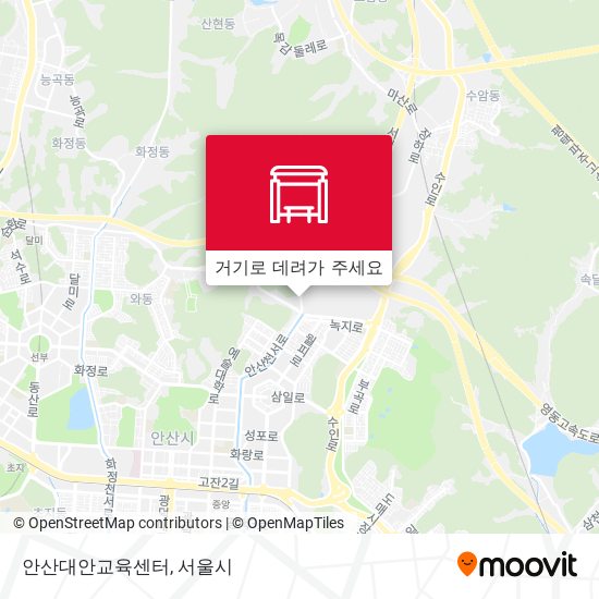 안산대안교육센터 지도