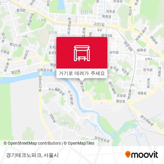 경기테크노파크 지도