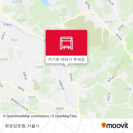 희망양로원 지도