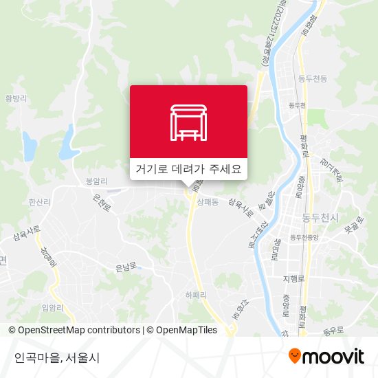 인곡마을 지도