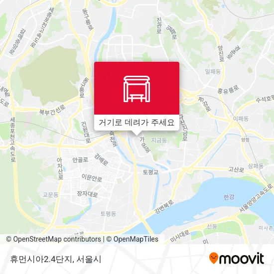 휴먼시아2.4단지 지도